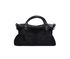 Chevre Classic Hardware First Shoulder Bag, &pound;520, Handbags, Black, Lace/Pony / Calfhair, Back view